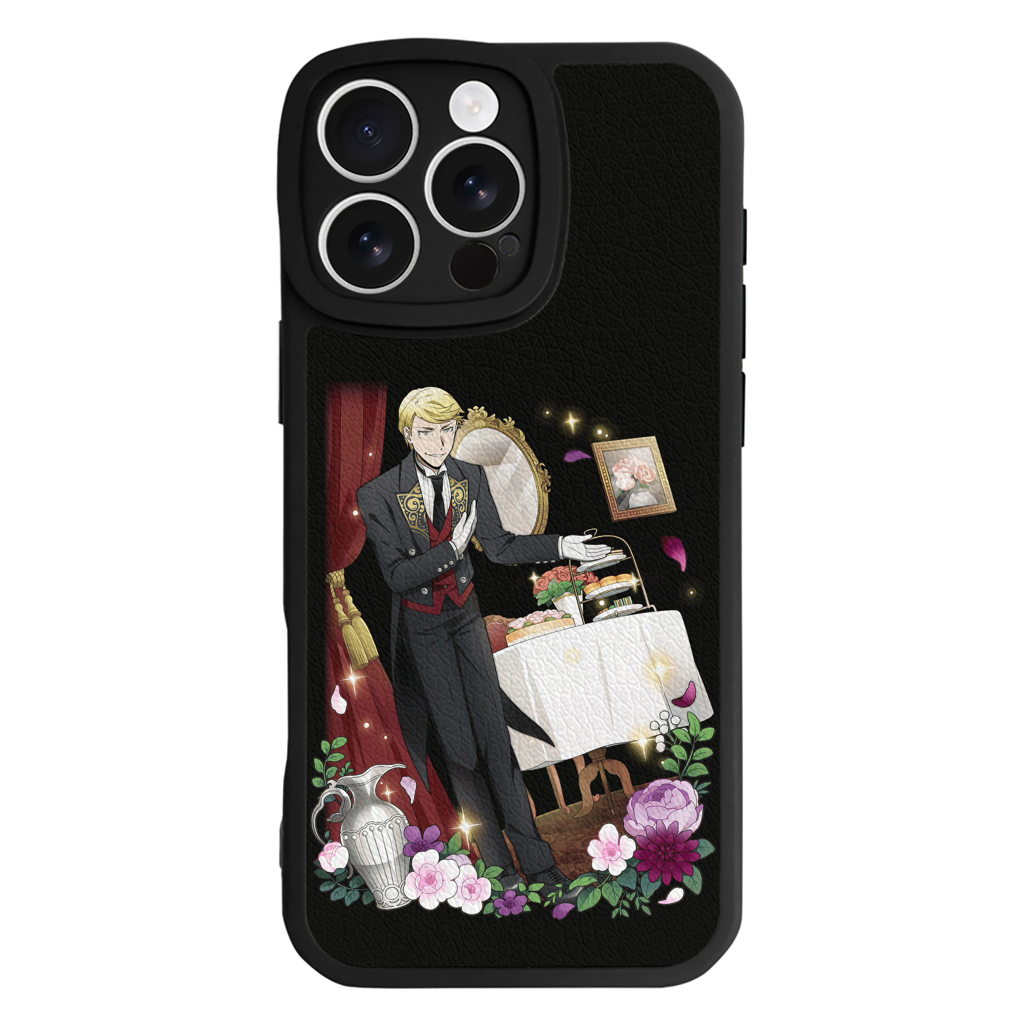 （画像用） 文豪ストレイドッグス Bungo Stray Dogs 【iPhone 16シリーズ対応】シリコンスマホケース（レザー調） 材質：シリコン